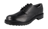 Prada Men's 2EF052 3F98 F0632 welt-sewn Leather Business Shoes