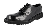 Prada Men's 2EG008 P39 F0002 welt-sewn Leather Business Shoes