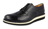 Prada Men's 2EG116 3B7N F0002 Full Brogue Leather Sneaker