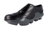 Prada Men's 2EG126 055 F0633 Heavy-Duty Rubber Sole Leather Business Shoes