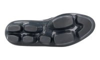 Prada Men's Black Heavy-Duty Rubber Sole Leather Oxford Business Shoes 2EG126