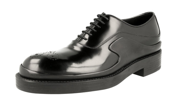 Prada Men's 2EG127 055 F0002 welt-sewn Leather Lace-up Shoes