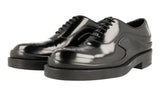 Prada Men's Black welt-sewn Leather Lace-up Shoes 2EG127