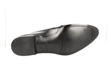 Prada Men's Black Full Brogue Leather Rubber Cap Brogue Loafer Business Shoes 2EG136