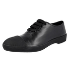 Prada Men's Black Leather Sneaker 2EG149