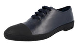 Prada Men's 2EG149 3O9U F0008 Leather Lace-up Shoes