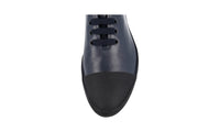 Prada Men's Blue Leather Lace-up Shoes 2EG149