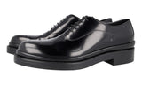 Prada Men's Black welt-sewn Leather Oxford Business Shoes 2EG188