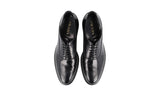 Prada Men's Black welt-sewn Leather Oxford Business Shoes 2EG188