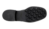 Prada Men's Black welt-sewn Leather Runway Rubber Cap Welt Sewn Bulky Business Shoes 2EG190