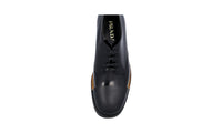 Prada Men's Black welt-sewn Leather Lace-up Shoes 2EG190