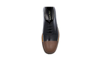 Prada Men's Black welt-sewn Leather Lace-up Shoes 2EG190