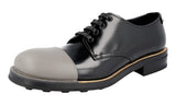 Prada Men's 2EG190 055 F0SIV welt-sewn Leather Business Shoes