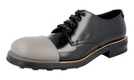 Prada Men's 2EG190 055 F0SIV welt-sewn Leather Lace-up Shoes