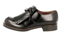 Prada Men's Black welt-sewn Leather Business Shoes 2EG192