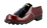 Prada Men's 2EG193 AZ3 F0MRB welt-sewn Leather Lace-up Shoes