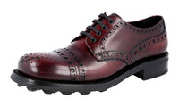 Prada Men's Brown welt-sewn Leather Business Shoes 2EG197