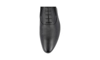 Prada Men's Black Saffiano Leather Oxford Business Shoes 2EG206