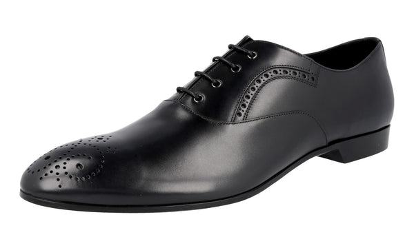 Prada Men's 2EG208 V69 F0002 Full Brogue Leather Business Shoes