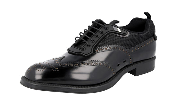 Prada Men's 2EG211 EFT F0002 welt-sewn Leather Business Shoes