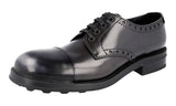 Prada Men's 2EG217 3H9Q F0170 welt-sewn Leather Lace-up Shoes