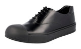 Prada Men's 2EG221 B4L F0002 Brushed Spazzolato Leather Sneaker