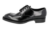 Prada Men's Black welt-sewn Leather Derby Business Shoes 2EG229