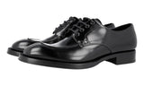 Prada Men's Black welt-sewn Leather Derby Business Shoes 2EG229