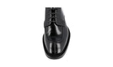 Prada Men's Black welt-sewn Leather Derby Business Shoes 2EG229