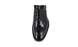 Prada Men's Black welt-sewn Leather Derby Business Shoes 2EG230