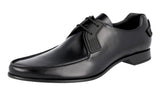 Prada Men's 2EG254 B4L F0002 Brushed Spazzolato Leather Business Shoes