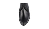 Prada Men's Black Brushed Spazzolato Leather Business Shoes 2EG254