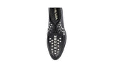 Prada Men's Black Brushed Spazzolato Leather Lace-up Shoes 2EG256