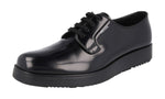 Prada Men's 2EG261 P39 F0002 Brushed Spazzolato Leather Business Shoes
