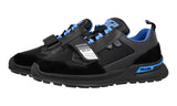 Prada Men's Black Leather Mechano Chunky Bulky Sneaker 2EG266