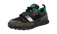 Prada Men's 2EG266 3V71 F0DC4 Heavy-Duty Rubber Sole Leather Sneaker