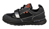 Prada Men's Black Leather Mechano Sneaker 2EG266