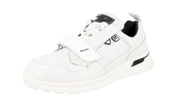 Prada Men's 2EG266 QT5 F0009 Leather Sneaker