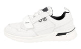 Prada Men's White Leather Mechano Chunky Sneaker 2EG266