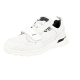 Prada Men's White Leather Mechano Chunky Sneaker 2EG266
