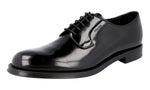 Prada Men's 2EG267 055 F0002 Brushed Spazzolato Leather Business Shoes