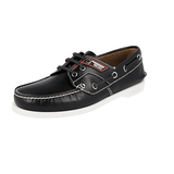 Prada Men's Black Brushed Spazzolato Leather Lace-up Shoes 2EG269