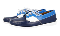 Prada Men's Multicoloured Leather Lace-up Shoes 2EG270