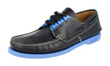 Prada Men's 2EG271 055 F0QLR Brushed Spazzolato Leather Lace-up Shoes
