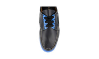 Prada Men's Black Brushed Spazzolato Leather Lace-up Shoes 2EG271