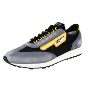 Prada Men's Black Leather Milano 70 Sneaker 2EG276