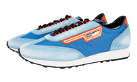 Prada Men's Blue Leather Milano 70 Sneaker 2EG276