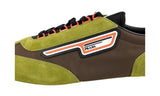 Prada Men's Green Leather Milano 70 Sneaker 2EG276