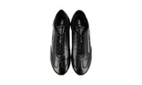 Prada Men's Black Leather Milano 70 Sneaker 2EG286