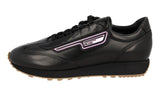 Prada Men's Black Leather Milano 70 Sneaker 2EG286
